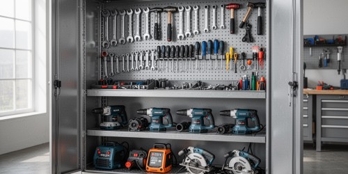 Armário para ferramentas: como organizar itens por uso