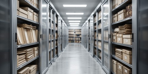 Quais documentos organizar em arquivos deslizantes em centros de documentação