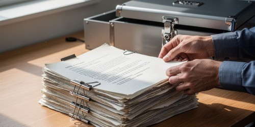 Como organizar documentos previdenciários com segurança