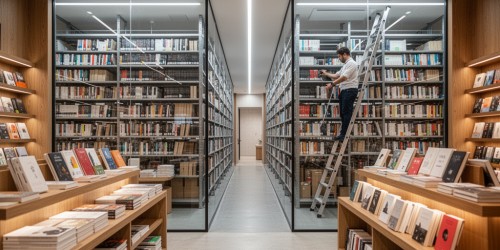 Como organizar estoque de livros sem ocupar a área de venda
