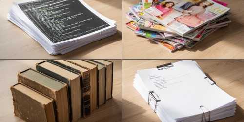 Como separar códigos, revistas, livros e documentos legais
