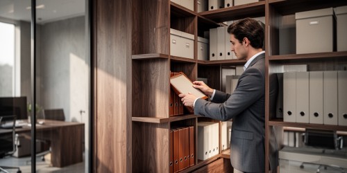 Como planejar um armário para documentos com segurança e capacidade