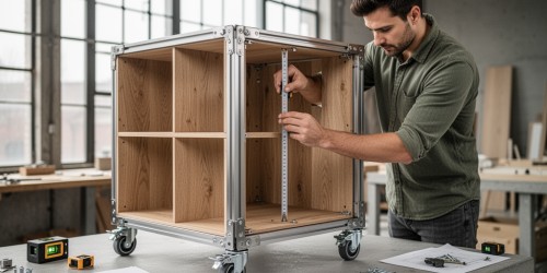 Como planejar um armário móvel com segurança e capacidade