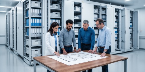 Como planejar arquivo deslizante para hospital com segurança