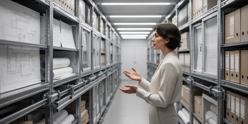 Como planejar arquivo deslizante para acervo técnico
