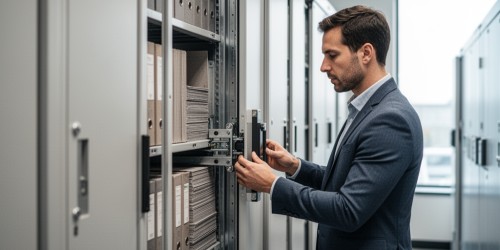 Como planejar arquivo deslizante para contabilidade com segurança