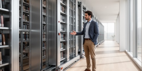 Como planejar arquivo deslizante para biblioteca com segurança