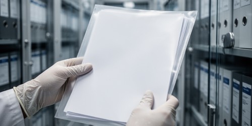 Quais cuidados protegem documentos médicos em arquivos