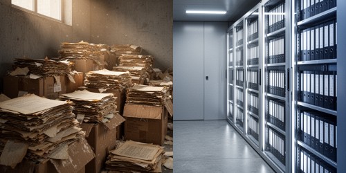Como reduzir espaço de documentos em bancos com arquivos