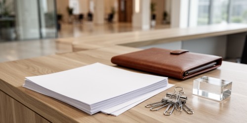 Quais documentos podem ficar próximos da recepção