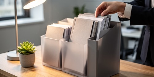 Como organizar documentos na recepção sem expor informações